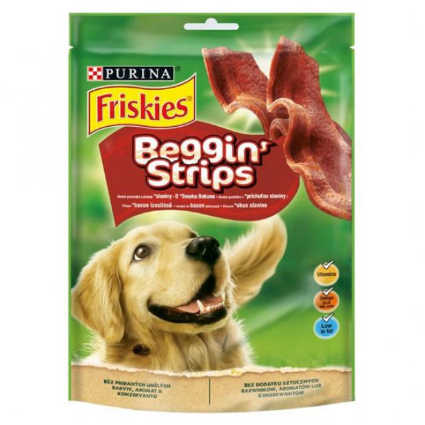 

Лакомство для взрослых собак Friskies Beggin’ strips с ароматом бекона, 120 г