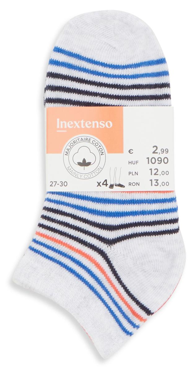 

Носки для мальчика InExtenso укороченные, 4 шт