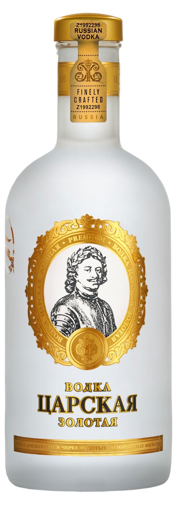 Водка Царская Золотая Россия 07 л 719₽
