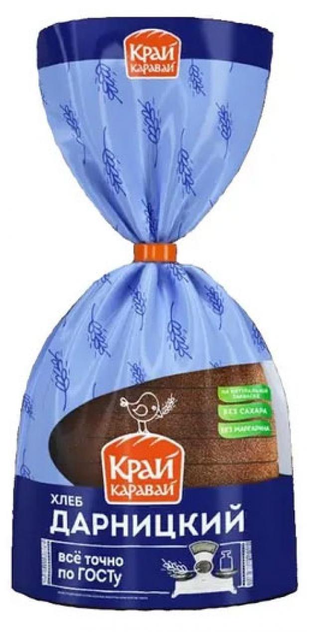 Хлеб Край Каравай Дарницкий нарезка, 400 г