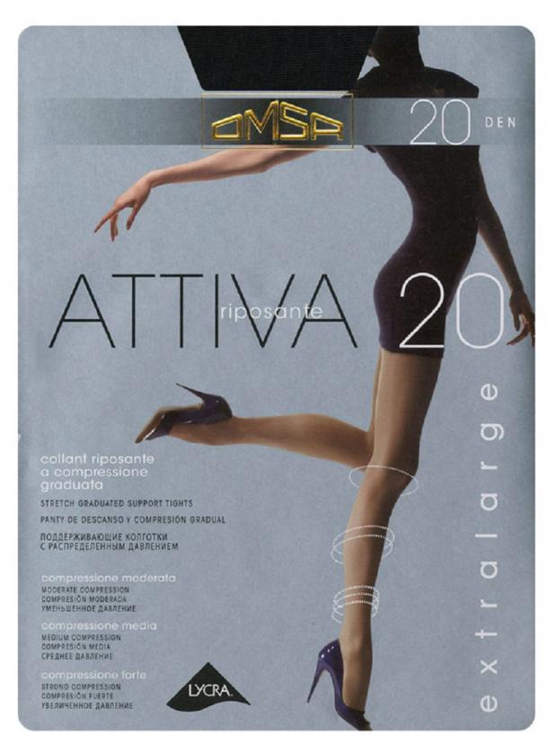 

Колготки OMSA Attiva 20 nero, размер 6