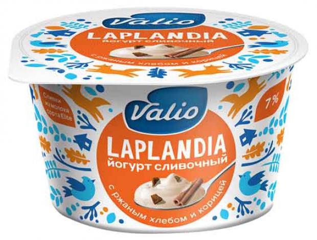 

Йогурт Valio сливочный Laplandia с ржаным хлебом и корицей 7%, 180 г
