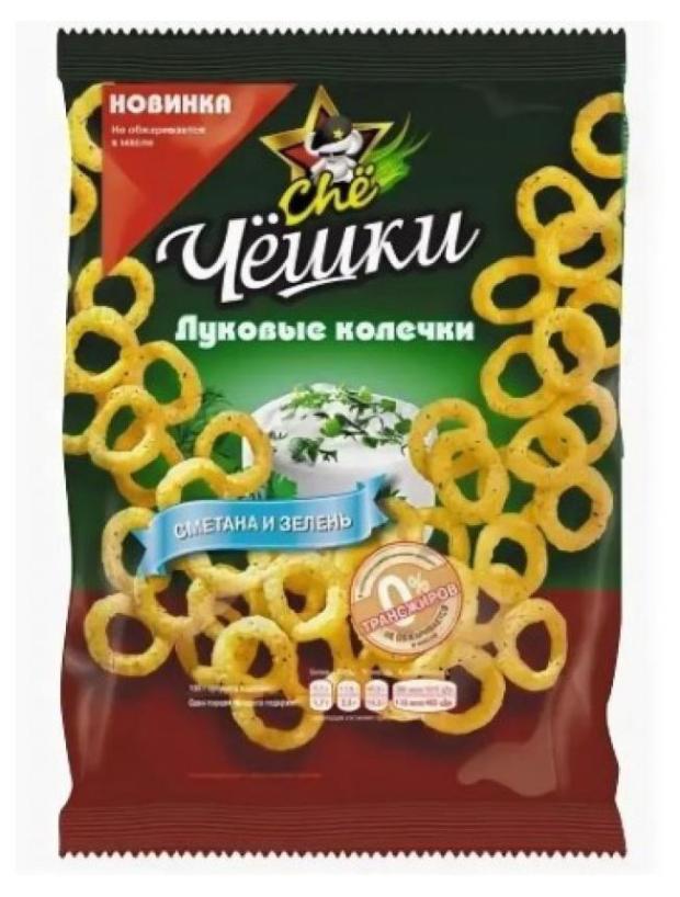 Снек кукурузный Chе Чешки луковые колечки со вкусом сметаны и лука 40 г 29₽