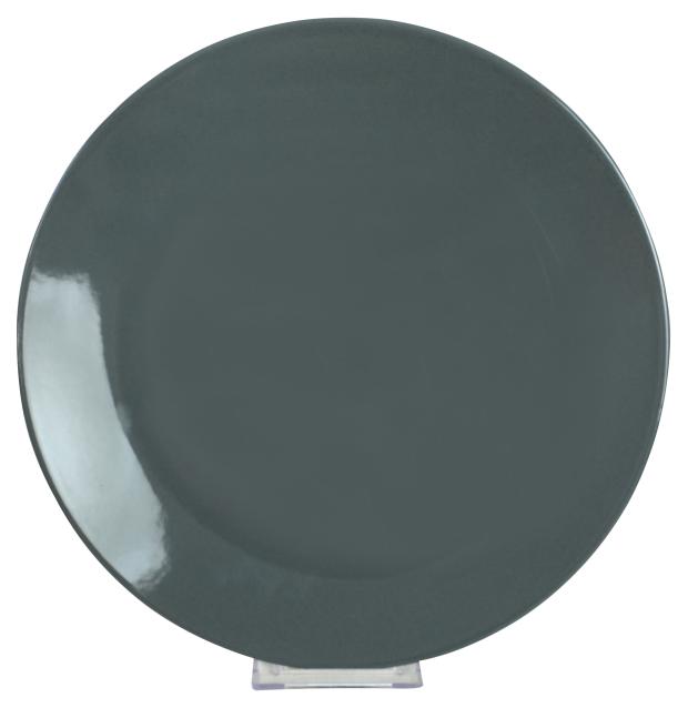 

Тарелка обеденная Keramika Alfa Grey, d 25 см