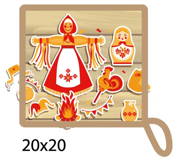 

Прихватка НТК квадрат 200 гр, 20х20 см
