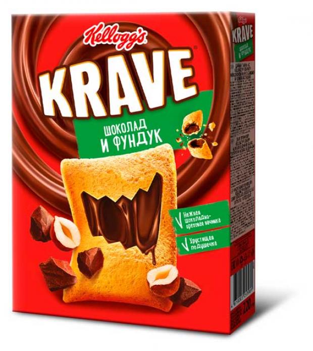 

Подушечки Kellogg's c шоколадно-ореховой начинкой, 220 г