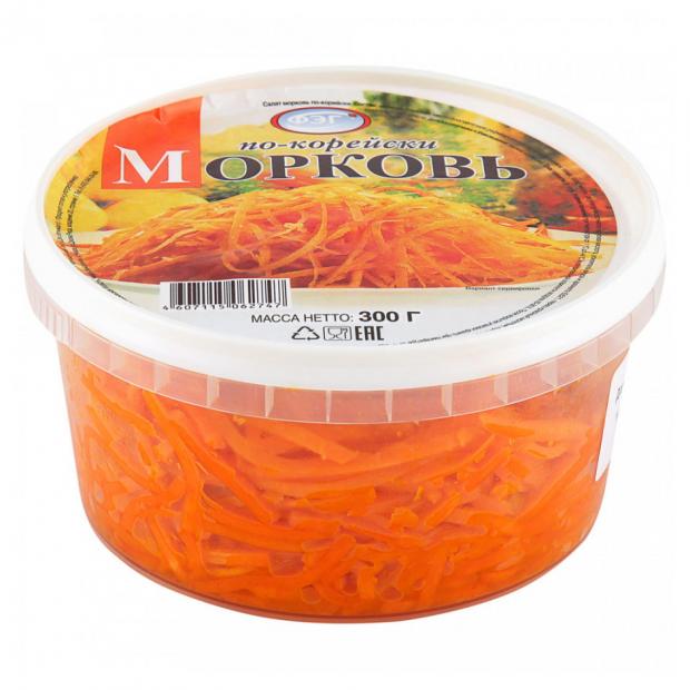 Морковь по-корейски ФЭГ, 300 г морковь по корейски традиции вкуса 300 г