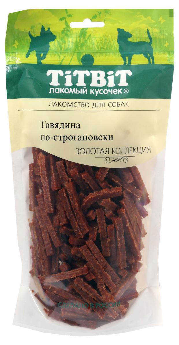 

Лакомство для собак TiTBiT Говядинапо-строгановски, 280 г