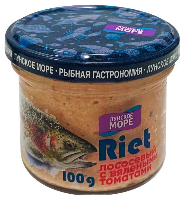 Риет лососевый Лунское море с вялеными томатами, 100 г
