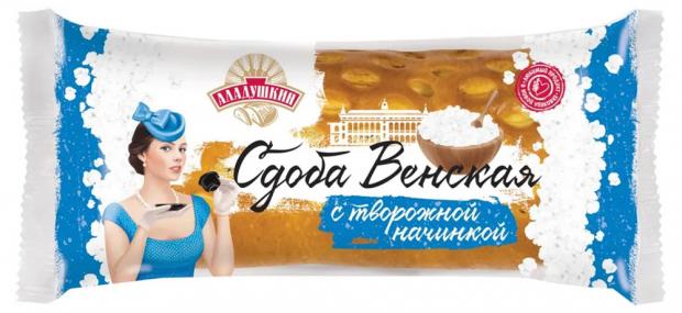 

Сдоба «Аладушкин» Венская с творожной начинкой, 180 г