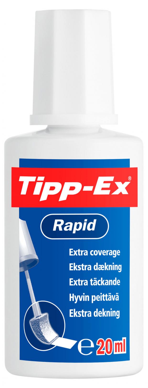 Корректирующая жидкость Tipp-Ex Rapid, 1 шт