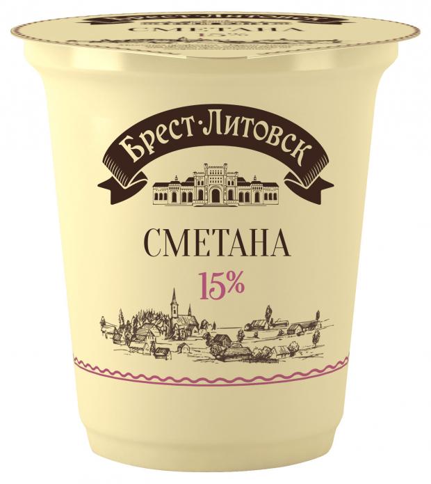 

Сметана «Брест-Литовск» 15%, 315 г