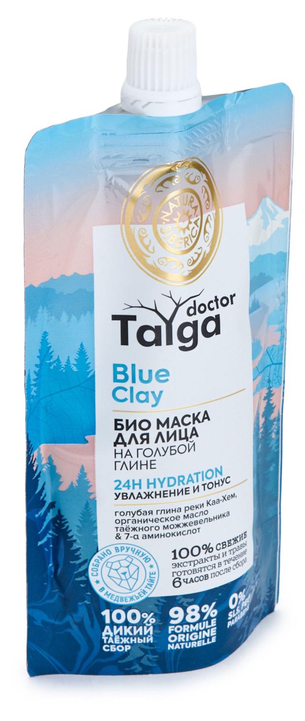 Маска для лица Natura Siberica Doctor Taiga Био Увлажнение и тонус, 100 мл