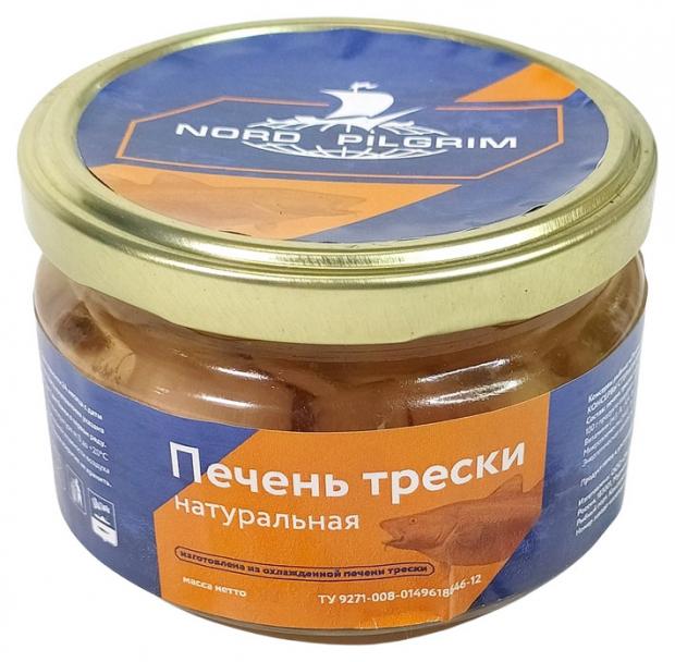 

Печень трески Nord Pilgrim Натуральная, 350 г