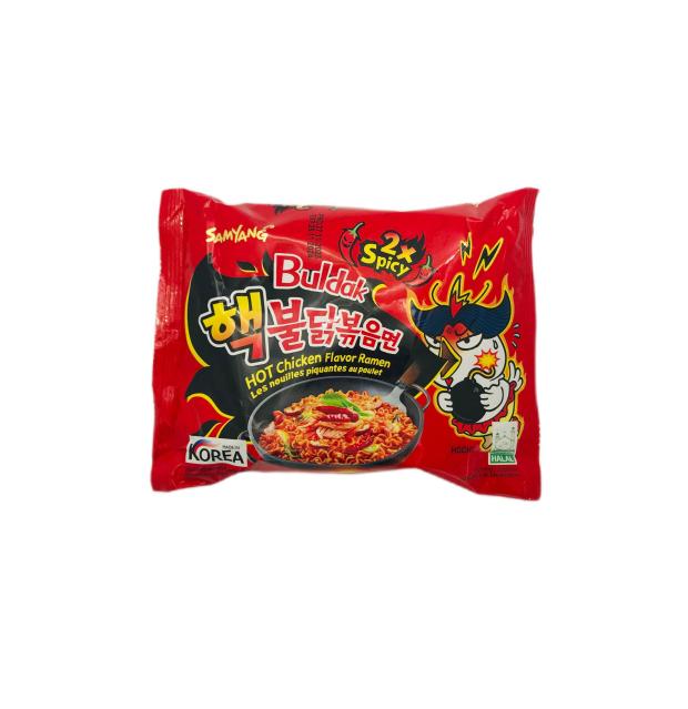 Лапша быстрого приготовления Samyang Buldak очень острая со вкусом курицы, 140 г