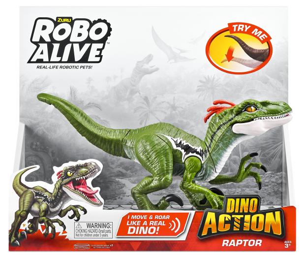 Игрушка Dino Unleashed Robo Alive Раптор игрушка zuru robo alive бегающий тараканище