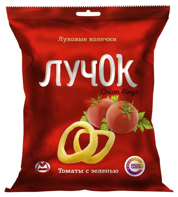 Луковые кольца Лучок томат зелень, 35 г