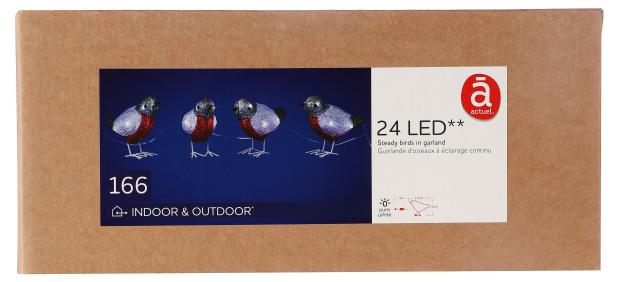 

Электрогирлянда Actuel Птицы 3D 24 LED