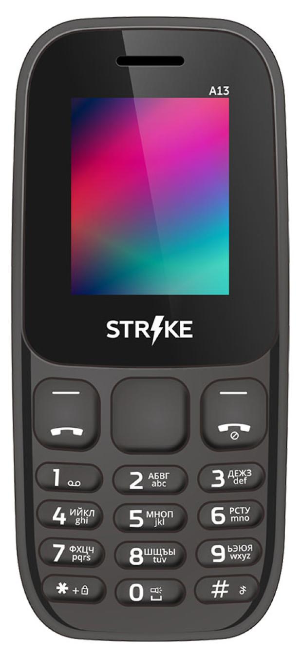 Мобильный телефон BQ Strike A13 Black мобильный телефон strike a14 black orange 2 sim