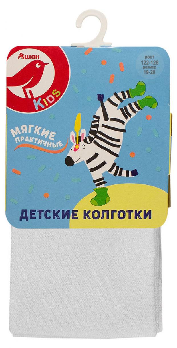 

Колготки детские АШАН белые, р.122/128