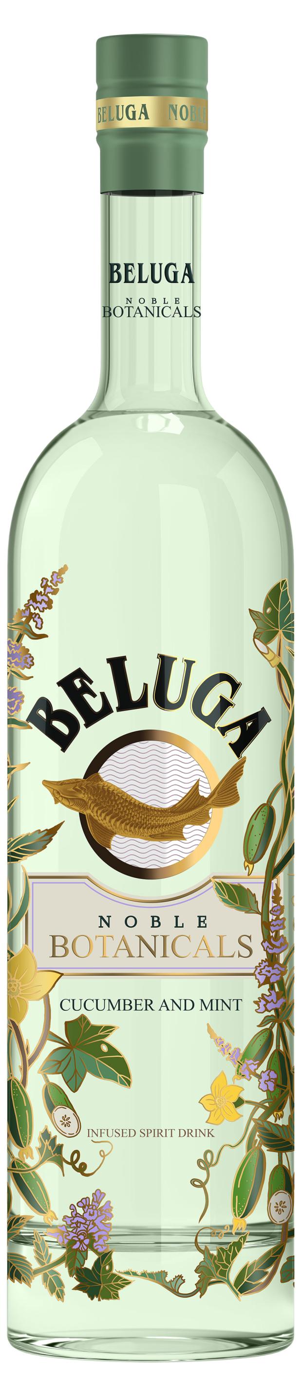 Настойка BELUGA Noble Botanicals Огурец мята Россия, 0,5 л