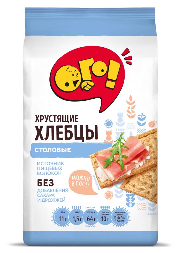Хлебцы пшеничные ОГО столовые 75 г 35₽