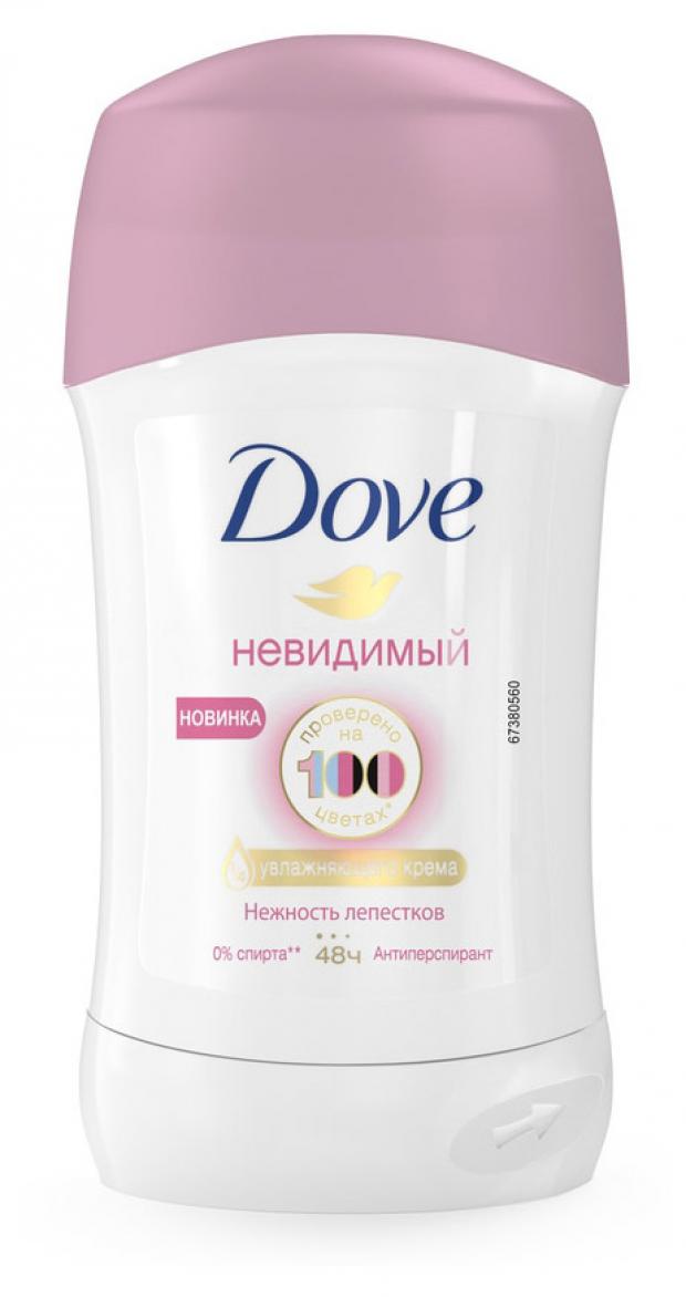 Антиперспирант-дезодорант стик Dove Невидимый Нежность лепестков, 40 мл