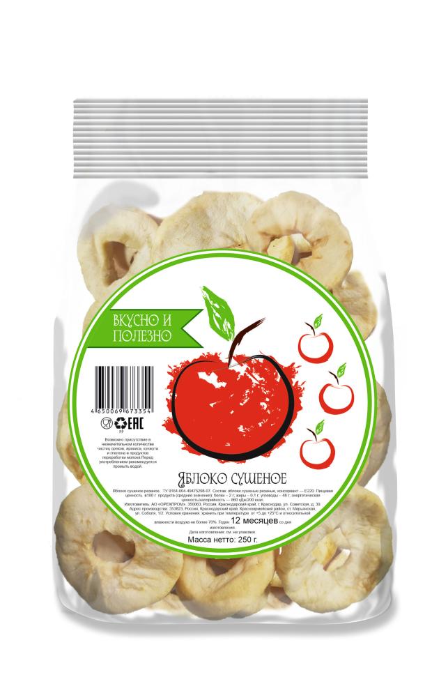 

Яблоко сушеное Вкусное и полезно, 250 г