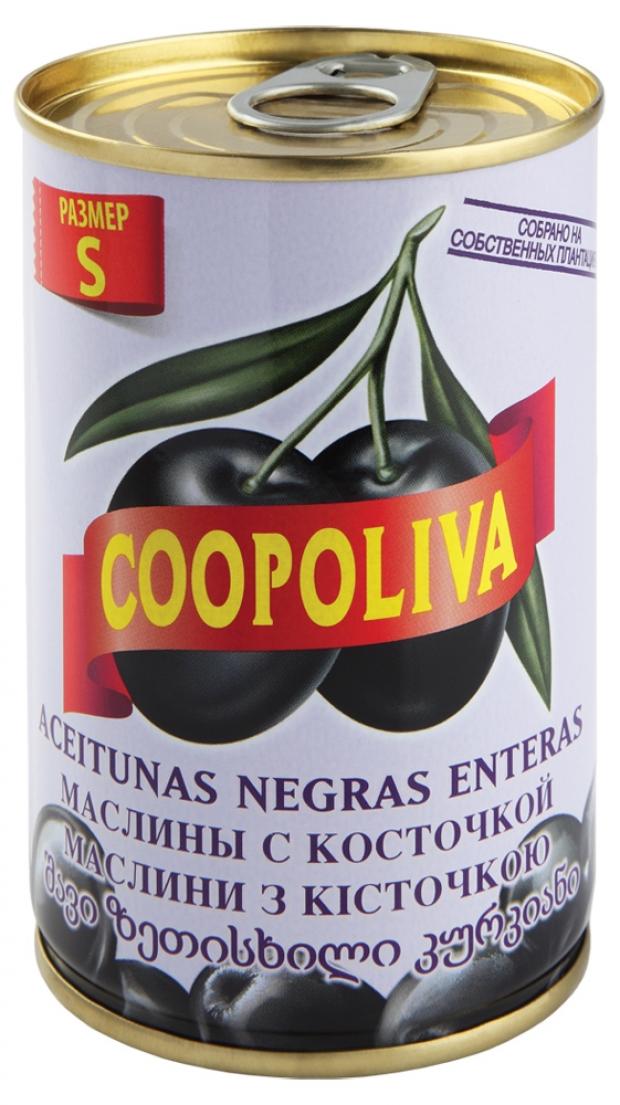 

Маслины черные Coopoliva с косточкой, 300 г