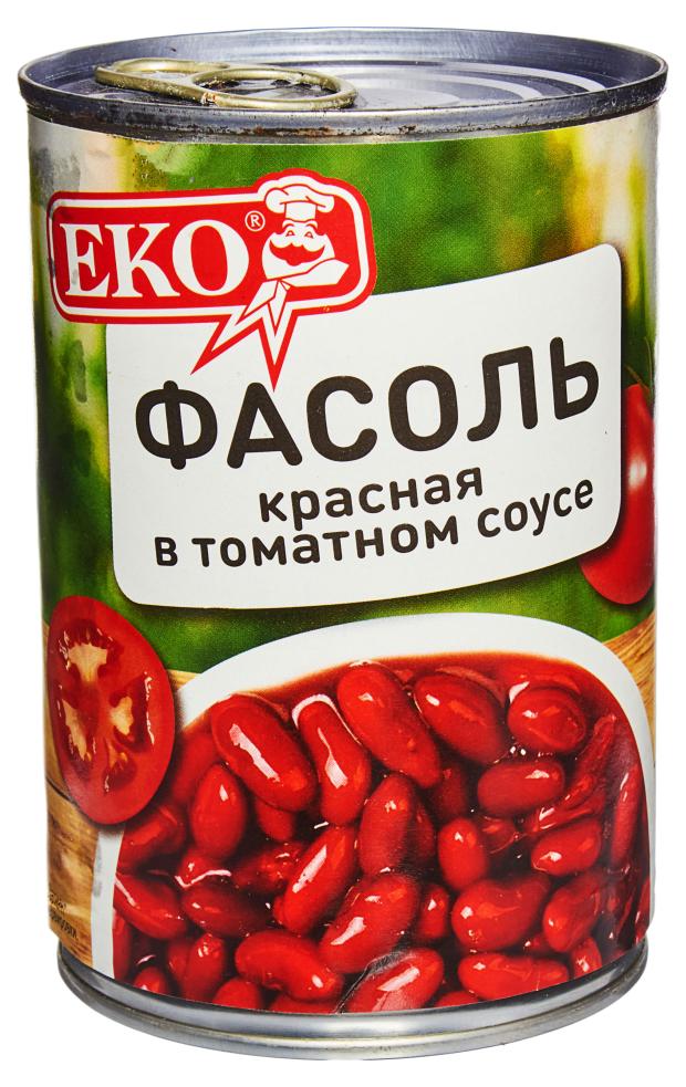 

Фасоль Еко красная в томатном соусе, 400 г