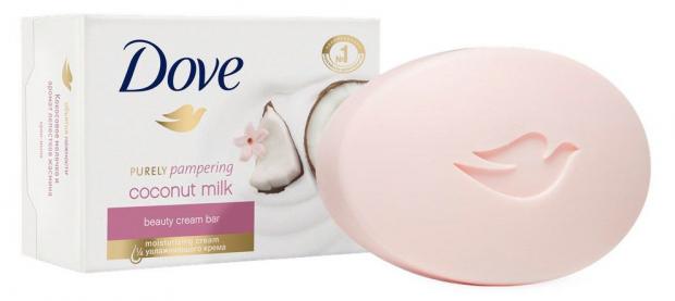 

Мыло-крем косметическое Dove Кокосовое молочко и лепестки жасмина бессульфатное, 100 г