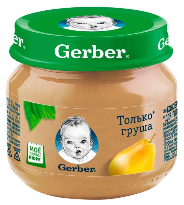 

Пюре Gerber Только Груша с 4 мес., 80 г
