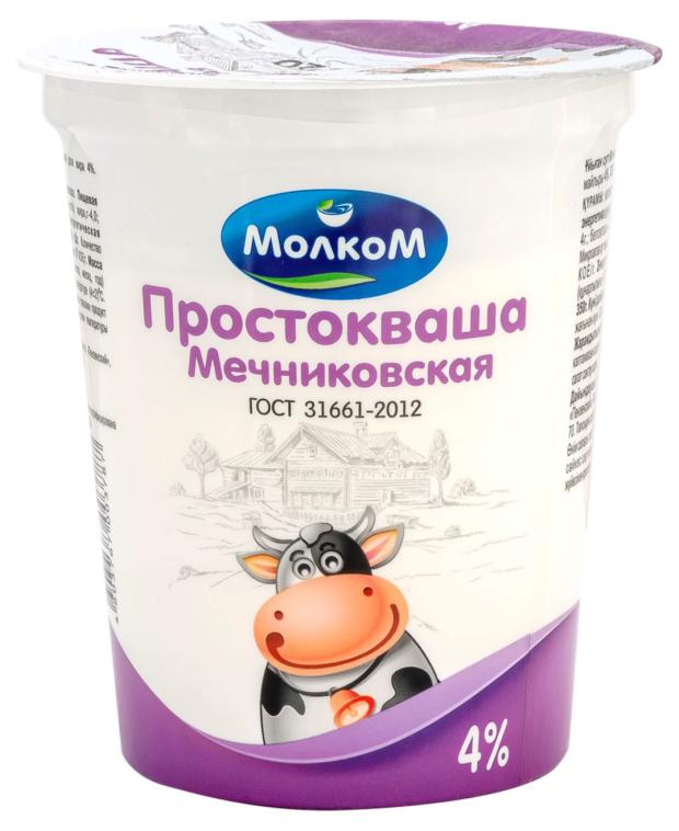 Простокваша Молком Мечниковская 4% БЗМЖ, 350 г