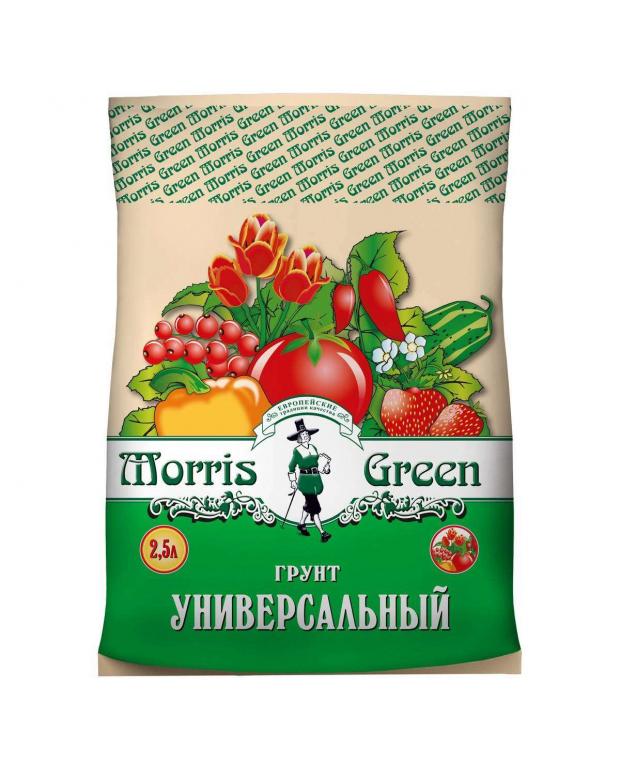 Грунт Morris Green Универсальный, 2,5 л почвогрунт morris green универсальный 33 л