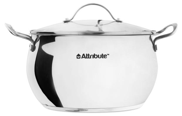 

Кастрюля с крышкой AttributeSteel Optima, 6,5 л