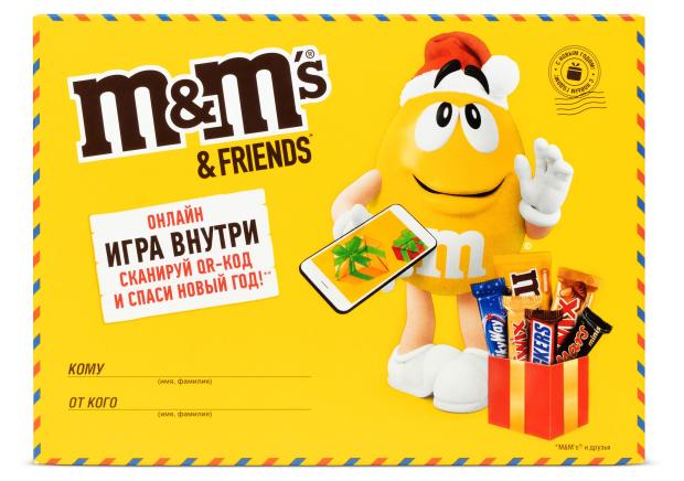

Подарок новогодний сладкий M&M's Friends Маленькая посылка, 178 г