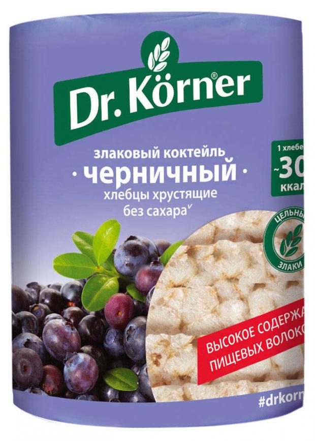 

Хлебцы многозерновые Dr. Korner злаковый коктейль черника, 100 г