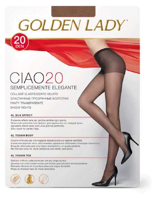 Колготки Golden Lady Ciao 20 Gognac, размер 2