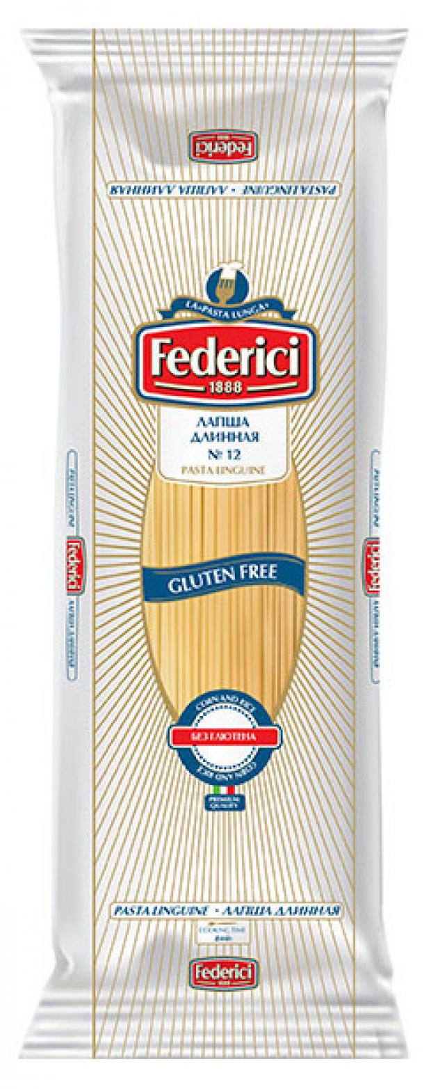 Лапша Federici 12 длинная без глютена, 400 г