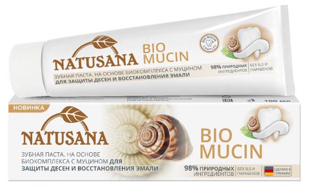 

Зубная паста Natusana для защиты десен и востановления эмали, 100 мл
