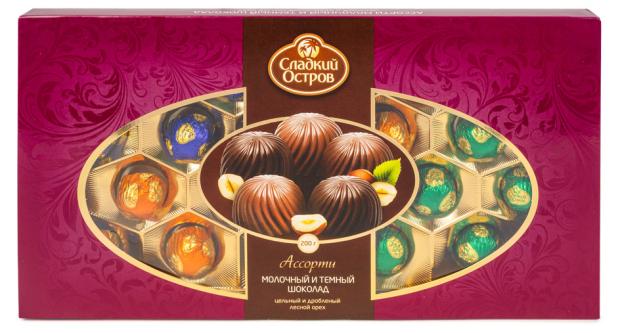

Конфеты Сладкий остров шоколадное ассорти, 200 г