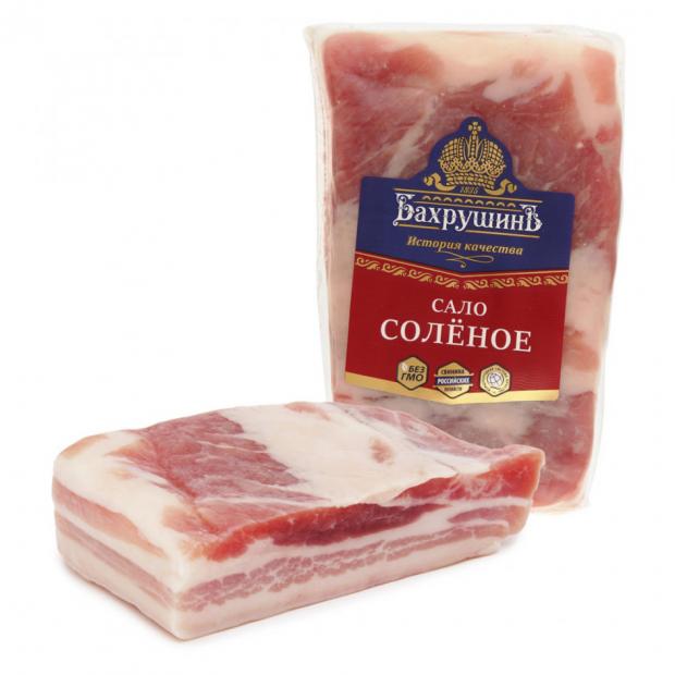 Сало Бахрушинъ соленое 05 кг 55₽