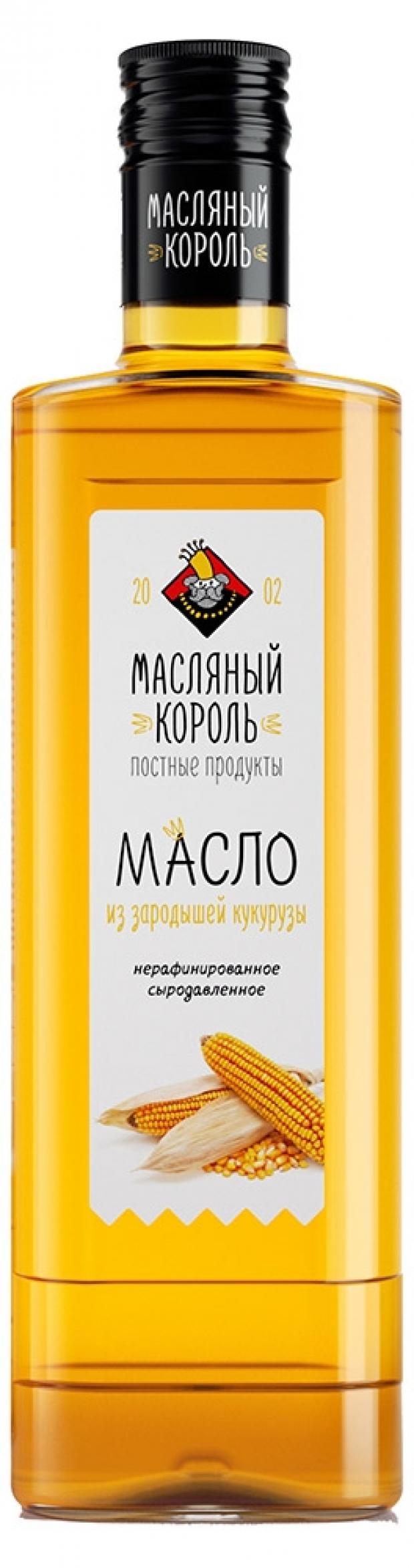 Масло кукурузное Масляный король нерафинированное, 350 мл