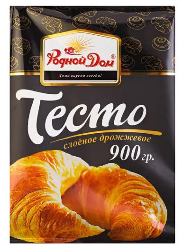 Тесто слоеное Родной дом дрожжевое, 900 г