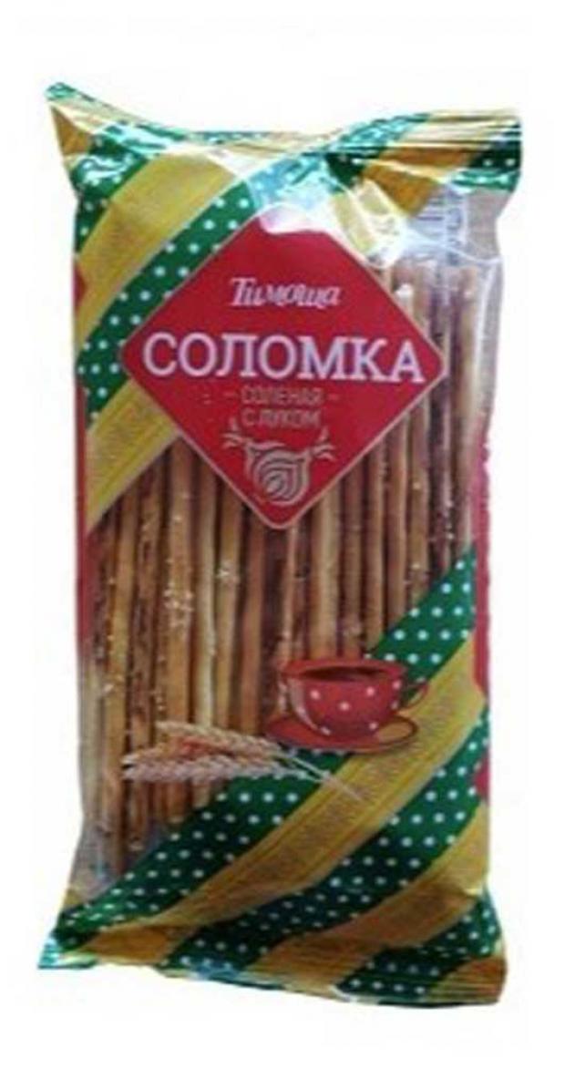 Соломка Тимоша соленая с луком, 100 г