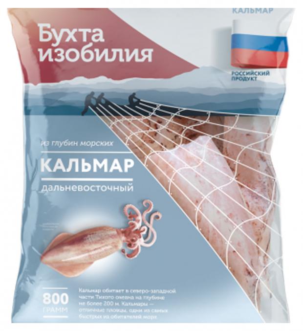 

Кальмар Бухта Изобилия дальневосточный свежемороженный, 800 г