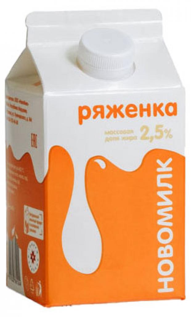 

Ряженка Новомилк 2,5% БЗМЖ, 475 мл
