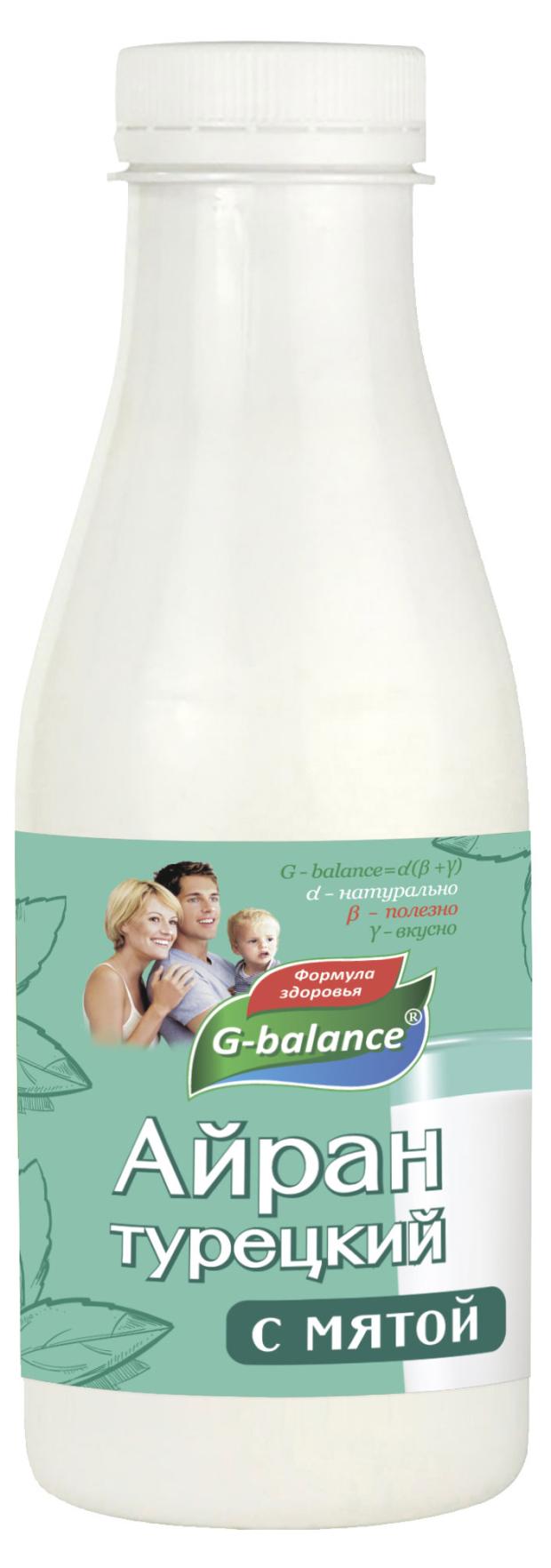

Айран G-balance Турецкий с мятой 1,8%, 300 мл