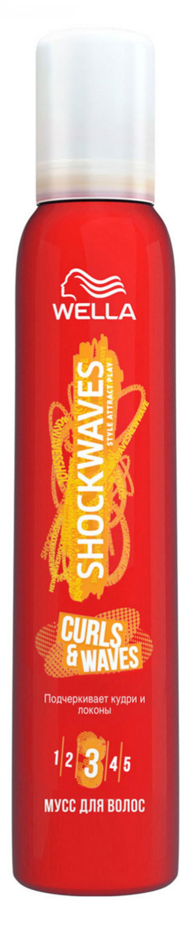 

Мусс для волос Shockwaves Curls&Waves, 200 мл