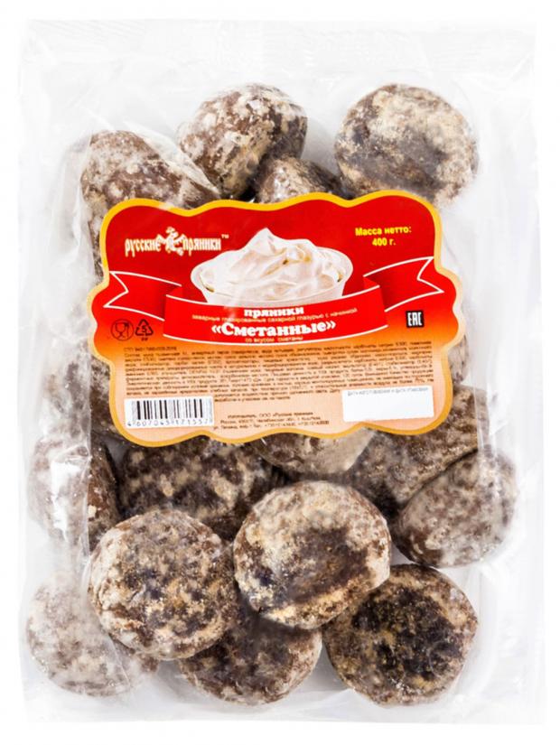 Пряники Русские пряники Сметанные с начинкой, 400 г